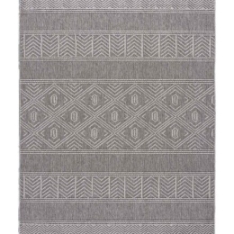 Xαλί PARALLEL GREY σετ-κρεβατοκάμαρας-67-x-140-2-67-x-230-εκ