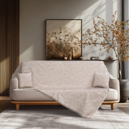 Beauty Home Ριχτάρι Τετραθέσιο Art 8701 180x330 Μπεζ