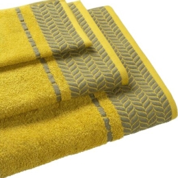 Πετσέτα FROND YELLOW πετσέτα-προσώπου-50-x-90-εκ