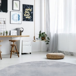 Χαλί Rabbit 100 Grey-Blue 160 Round Arte Espina 162X162cm Round