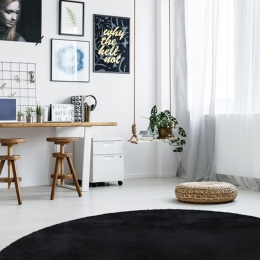 Χαλί Rabbit 100 Anthracite 160 Round Arte Espina 162X162cm Round