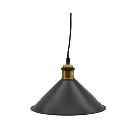 Φωτιστικό Οροφής 785452 Black Ankor Μέταλλο,Ύφασμα