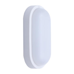 ΦΩΤΙΣΤΙΚΟ ΤΟΙΧΟΥ ΟΒΑΛ LED 12W 205x105x54 4000K IP54 ΛΕΥΚΟ EUROLAMP 145-20012
