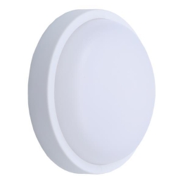 ΦΩΤΙΣΤΙΚΟ ΤΟΙΧΟΥ ΣΤΡΟΓΓΥΛΟ LED 18W Φ200x55 3000K IP54 ΛΕΥΚΟ EUROLAMP 145-20017
