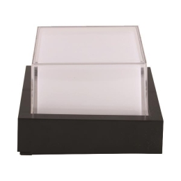 ΑΠΛΙΚΑ ΤΟΙΧΟΥ ΤΕΤΡΑΓΩΝΗ LED 12W 160x160x100 3000K IP65 ΜΑΥΡΗ EUROLAMP 145-20203