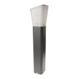 ΚΟΛΩΝΑΚΙ ΔΑΠΕΔΟΥ ΤΕΤΡΑΓΩΝΟ Ε27 96x96x450 IP54 ΓΚΡΙ EUROLAMP 145-20613