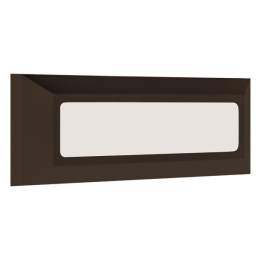 ΦΩΤΙΣΤΙΚΟ ΤΟΙΧΟΥ SLIM LED 3W IP65 230V 230X80 ΜΑΥΡΟ EUROLAMP 145-52001