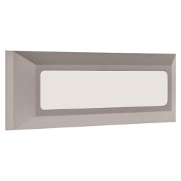 ΦΩΤΙΣΤΙΚΟ ΤΟΙΧΟΥ SLIM LED 3W IP65 230V 230X80 ΓΚΡΙ EUROLAMP 145-52002