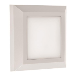ΦΩΤΙΣΤΙΚΟ ΤΟΙΧΟΥ SLIM LED 3W IP65 230V 125X125 ΛΕΥΚΟ EUROLAMP 145-52004