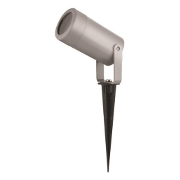 ΣΠOT KHΠOY ΠΛΑΣΤΙΚΟ ΜΕ ΚΑΡΦΙ GU10 IP65 230V ΓΚΡΙ EUROLAMP 145-82022