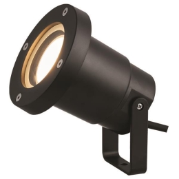 ΣΠOT ΚΗΠΟΥ ΠΛΑΣΤΙΚΟ GU10 IP65 230V Φ95X100 ΜΑΥΡΟ 145-82024 | EUROLAMP