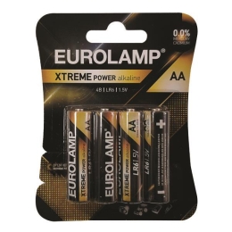 ΜΠΑΤΑΡΙΑ ΑΛΚΑΛΙΚΗ EXTREME POWER ΑΑ (LR6) 4ΤΜΧ 1,5V 147-24121 | EUROLAMP