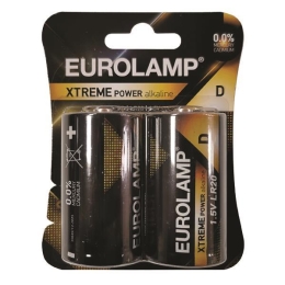 ΜΠΑΤΑΡΙΑ ΑΛΚΑΛΙΚΗ EXTREME POWER D (LR20) 2ΤΜΧ 1,5V 147-24123 | EUROLAMP