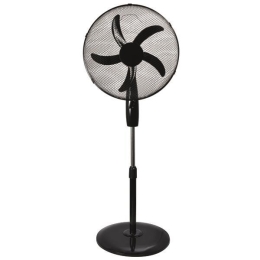 ΑΝΕΜΙΣΤΗΡΑΣ ΜΕ ΟΡΘΟΣΤΑΤΗ ΜΑΥΡΟΣ Φ50 60W - EUROLAMP