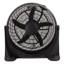 ΑΝΕΜΙΣΤΗΡΑΣ BOX FAN ΣΤΡΟΓΓΥΛΟΣ ΜΑΥΡΟΣ Φ50 90W 147-29052 | EUROLAMP