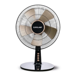 ΑΝΕΜΙΣΤΗΡΑΣ ΕΠΙΤΡΑΠΕΖΙΟΣ ΜΑΥΡΟ-ΧΡΥΣΟ Φ30 40W 147-29058 | EUROLAMP