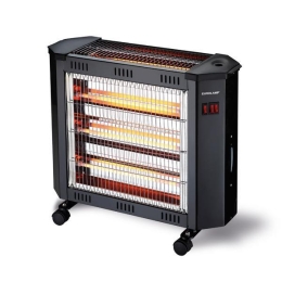 ΘΕΡΜΑΣΤΡΑ ΧΑΛΑΖΙΑ 2400W ΜΑΥΡΗ ΜΕ ΑΝΕΜΙΣΤΗΡΑ & ΥΓΡΑΝΤΗΡΑ 147-29152 | EUROLAMP