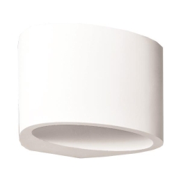 ΑΠΛΙΚΑ ΤΟΙΧΟΥ ΟΒΑΛ MEDIUM ΓΥΨΙΝΗ G9 150x120x100 147-53300 | EUROLAMP