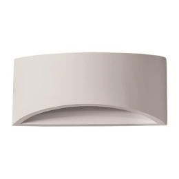 ΑΠΛΙΚΑ ΤΟΙΧΟΥ ΟΒΑΛ LARGE ΓΥΨΙΝΗ G9 300X95X140 147-53303 | EUROLAMP