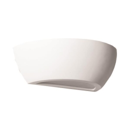 ΑΠΛΙΚΑ ΤΟΙΧΟΥ ΟΒΑΛ ΓΥΨΙΝΗ E14 310x150x110 EUROLAMP 147-53307