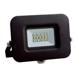 ΠΡΟΒΟΛΕΑΣ LED 10W SMD ΒΑΣΗ 360° ΜΑΥΡΟΣ IP65 4000K PLUS | EUROLAMP