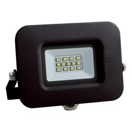 ΠΡΟΒΟΛΕΑΣ LED 10W SMD ΒΑΣΗ 360° ΜΑΥΡΟΣ IP65 3000K PLUS | EUROLAMP