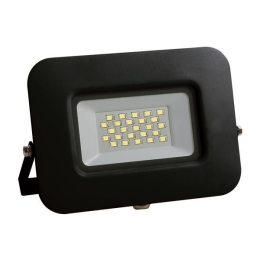 ΠΡΟΒΟΛΕΑΣ LED 20W SMD ΒΑΣΗ 360° ΜΑΥΡΟΣ IP65 4000K PLUS |EUROLAMP