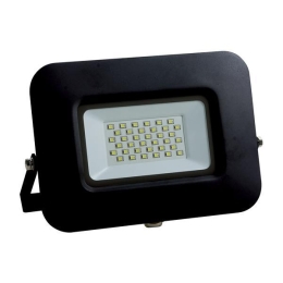ΠΡΟΒΟΛΕΑΣ LED 30W SMD ΒΑΣΗ 360° ΜΑΥΡΟΣ IP65 4000K PLUS |EUROLAMP