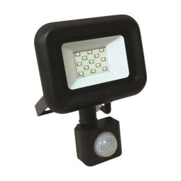 ΠΡΟΒΟΛΕΑΣ LED 10W SMD ΜΕ ΠΕΡΙΣΤΡΕΦΟΜΕΝΟ ΑΝΙΧΝΕΥΤΗ ΚΙΝΗΣΗΣ ΜΑΥΡΟΣ IP44 6500K PLUS | EUROLAMP