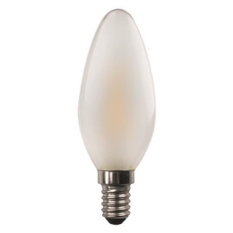 ΛΑΜΠΑ LED ΚΕΡΙ CROSSED FILAMENT 4.5W E14 4000K 220-240V FROST DIMMABLE 147-78162 | EUROLAMP
