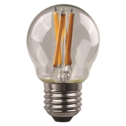 ΛΑΜΠΑ LED ΣΦΑΙΡΙΚΗ CROSSED FILAMENT 6.5W E27 4000K 220-240V 147-78252 | EUROLAMP 