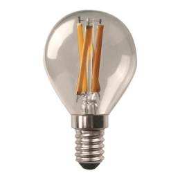 ΛΑΜΠΑ LED ΣΦΑΙΡΙΚΗ CROSSED FILAMENT DIMMABLE 6.5W E14 3000K 147-78272 | EUROLAMP