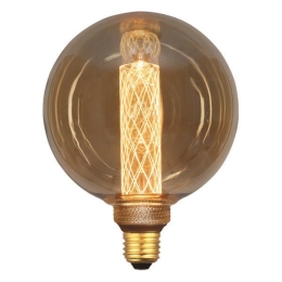 ΛΑΜΠΑ LED G125 3,5W Ε27 2000K 220-240V GOLD GLASS DIMMABLE 147-81823 | EUROLAMP