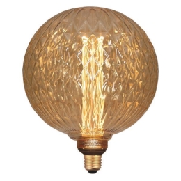ΛΑΜΠΑ LED ΓΛΟΜΠΟΣ G200 3,5W Ε27 2000K 220-240V GOLD GLASS DIMMABLE 147-81830 | EUROLAMP