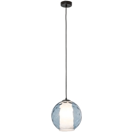 ΚΡΕΜΑΣΤΟ ΦΩΤΙΣΤΙΚΟ ΟΡΟΦΗΣ LED E27 40W ΔΙΑΦΑΝΟ ΓΥΑΛΙ ΜΠΛΕ 22034 |ZAMBELIS LIGHTS