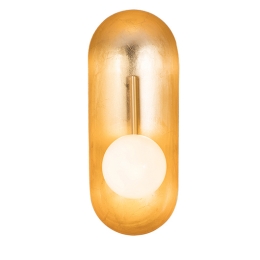 ΑΠΛΙΚΑ ΦΩΤΙΣΤΙΚΟ ΤΟΙΧΟΥ LED G9 7W ΧΡΥΣΟ 22059 | ZAMBELIS LIGHTS