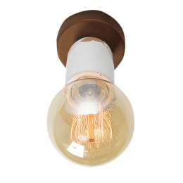 ΦΩΤΙΣΤΙΚΟ ΟΡΟΦΗΣ Ε27 40W ΑΠΟ ΛΕΥΚΟ ΠΗΛΟ 22191 | ZAMBELIS LIGHTS