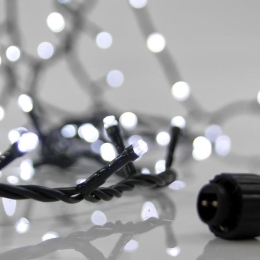 ΣΕΙΡΑ 100 ΛΑΜΠΑΚΙΑ LED 3MM AΝΑ 5CM 31V ΕΠΕΚΤΑΣΗ ΕΩΣ 3 ΠΡΑΣΙΝΟ ΚΑΛΩΔΙΟ ΨΥΧΡΑ ΛΕΥΚΑ LED ΙΡ44 - 600-11300 | MAGIC CHRISTMAS