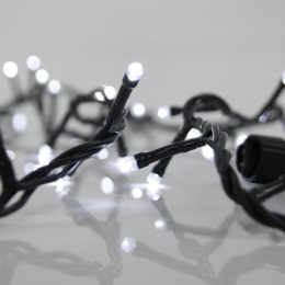 ΣΕΙΡΑ 100 LED 3mm 31V ΕΠΕΚΤΑΣΗ ΕΩΣ 3 ΜΕ ΜΕΤΑΣΧΗΜΑΤΙΣΤΗ ΛΕΥΚΟ LED 600-11310 | MAGIC CHRISTMAS