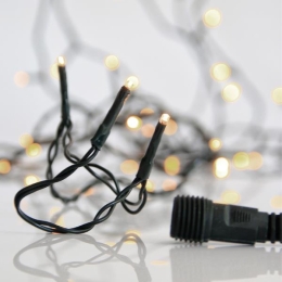 ΣΕΙΡΑ 1300 LED 3mm ΕΠΕΚΤΑΣΗ ΩΣ 2 ΜΕ ΜΕΤΑΣΧΗΜΑΤΙΣΤΗ ΑΠΑΛΟ ΛΕΥΚΟ LED ΠΡΑΣΙΝΟ ΚΑΛΩΔΙΟ ΙΡ44 600-11313 | MAGIC CHRISTMAS