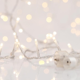 ΣΕΙΡΑ 300 ΛΑΜΠΑΚΙΑ LED 3MM AΝΑ 5CM 31V ΕΠΕΚΤΑΣΗ ΕΩΣ 3 ΔΙΑΦΑΝΟ ΚΑΛΩΔΙΟ ΠΟΛΥ ΘΕΡΜΑ ΛΕΥΚΑ LED ΙΡ44 - 600-11324 | MAGIC CHRISTMAS