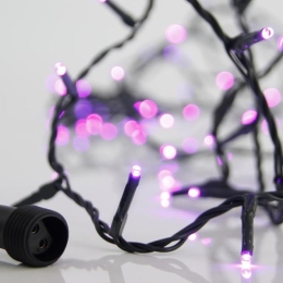 ΣΕΙΡΑ 100 ΛΑΜΠΑΚΙΑ LED 3MM AΝΑ 5CM ΜΩΒ LED ΙΡ44 - 600-11334 | MAGIC CHRISTMAS