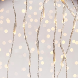 ΚΟΥΡΤΙΝΑ 240 LED 3MM SNOWFALL  ΔΙΑΦΑΝΟ ΚΑΛΩΔΙΟ ΘΕΡΜΟ ΛΕΥΚΟ LED ΙΡ44  600-11455 | MAGIC CHRISTMAS