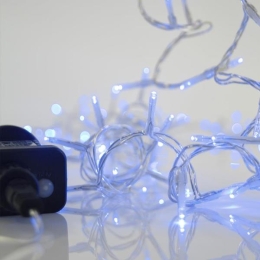 ΣΕΙΡΑ 100 LED 3mm 8 ΠΡΟΓΡΑΜΜΑΤΑ ΜΕΤΑΣΧΗΜΑΤΙΣΤΗ ΜΕ ΜΝΗΜΗ ΜΠΛΕ LED ΙΡ44 | MAGIC CHRISTMAS