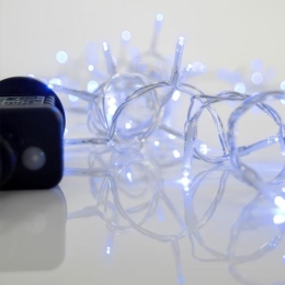 ΣΕΙΡΑ 240 LED 3MM AΝΑ 5CM 31V ΜΕ ΠΡΟΓΡΑΜΜΑ ΔΙΑΦΑΝΟ ΚΑΛΩΔΙΟ ΜΠΛΕ LED ΙΡ44 - 600-11585 | MAGIC CHRISTMAS