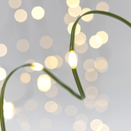 ΣΕΙΡΑ 100 MINI LED 8 ΠΡΟΓΡΑΜΜΑΤΑ ΜΕ ΜΕΤΑΣΧΗΜΑΤΙΣΤΗ 500CM DAYLIGHT IP44 600-11745 | MAGIC CHRISTMAS