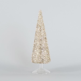 ΓΥΑΛΙΝΟ ΔΕΝΤΡΑΚΙ ΣΑΜΠΑΝΙ ΜΕ GLITTER 9X29ΕΚ 600-45137 | MAGIC CHRISTMAS