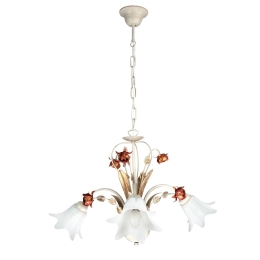 Φωτιστικό Οροφής Rose Bronze 8031414083381 Μέταλλο,Γυαλί
