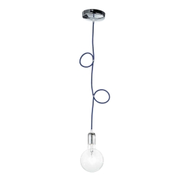 Φωτιστικό Οροφής Idea Blue MT3201902 8031435661223 Μέταλλο,Ύφασμα