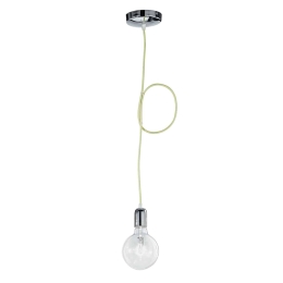 Φωτιστικό Οροφής Idea Yellow 8031435641225 Μέταλλο,Ύφασμα